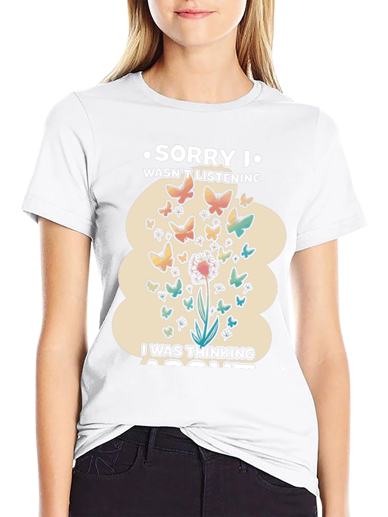 Butterfly Thinking T-Shirt - Soft Cotton Tee