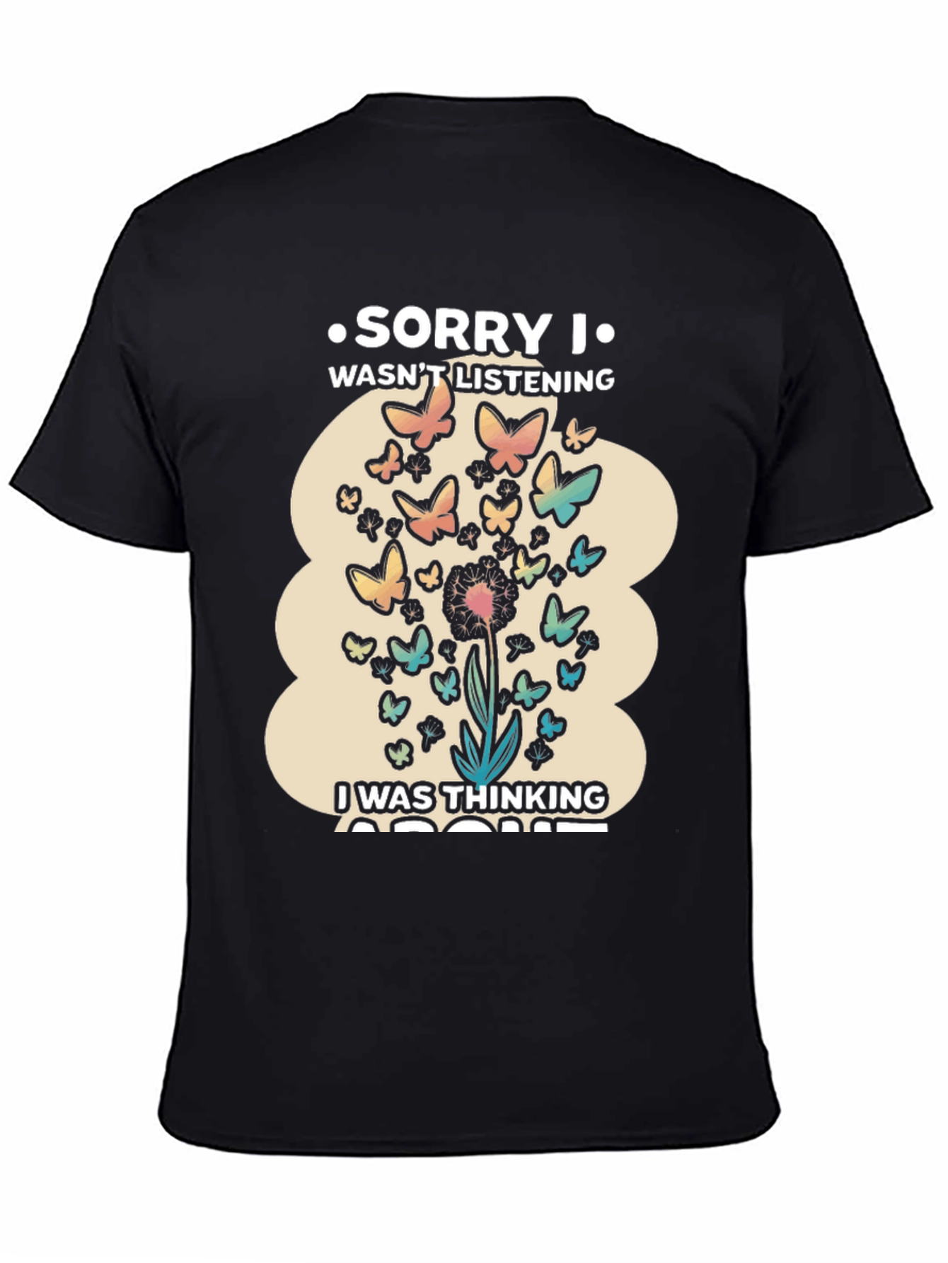 Butterfly Thinking T-Shirt - Soft Cotton Tee