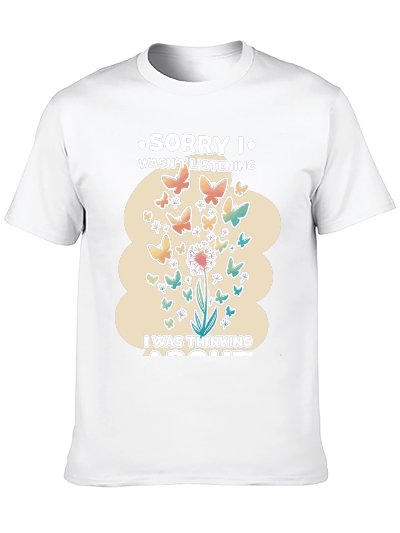 Butterfly Thinking T-Shirt - Soft Cotton Tee