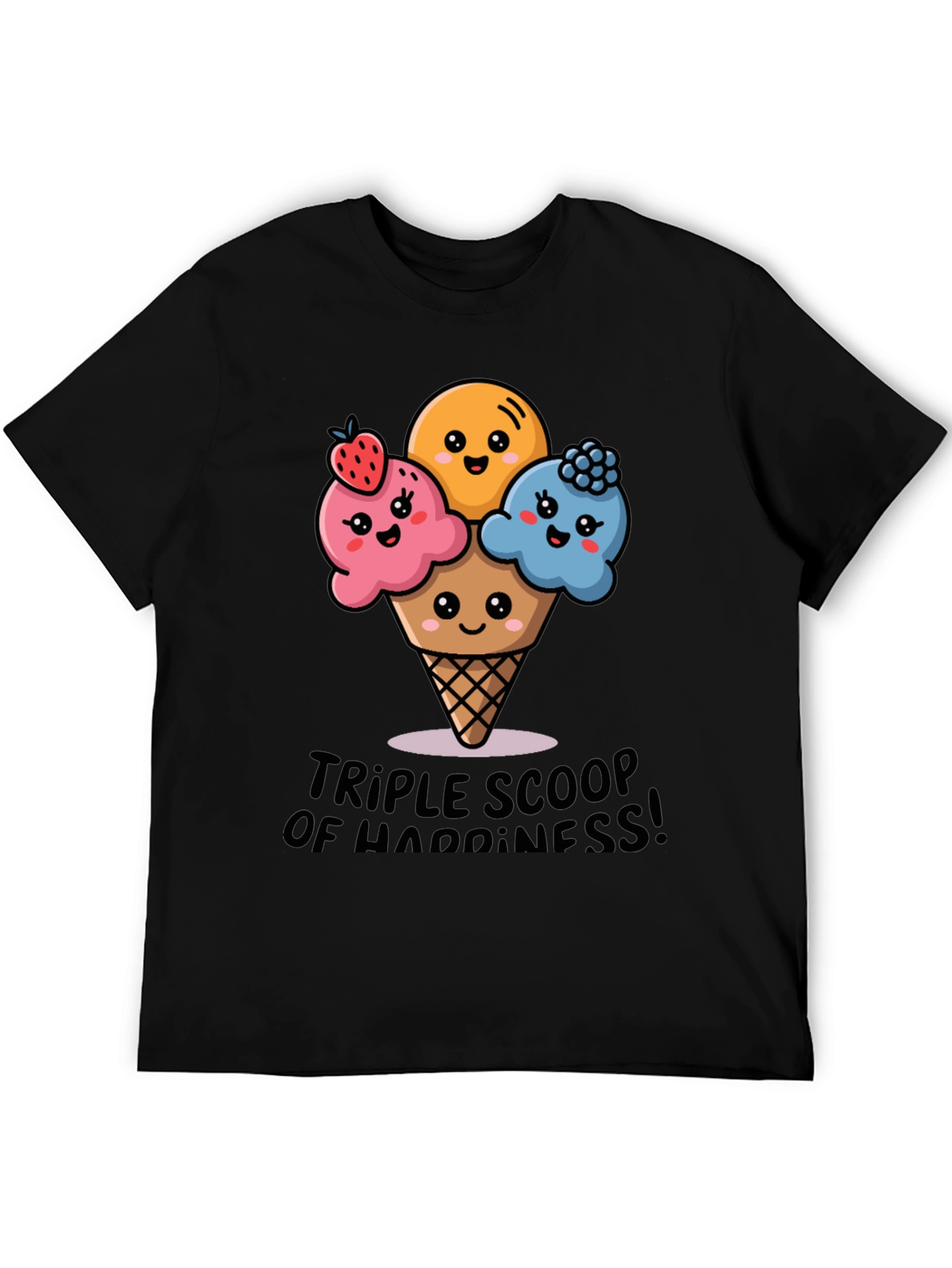 Triple Scoop Happiness Graphic Tee