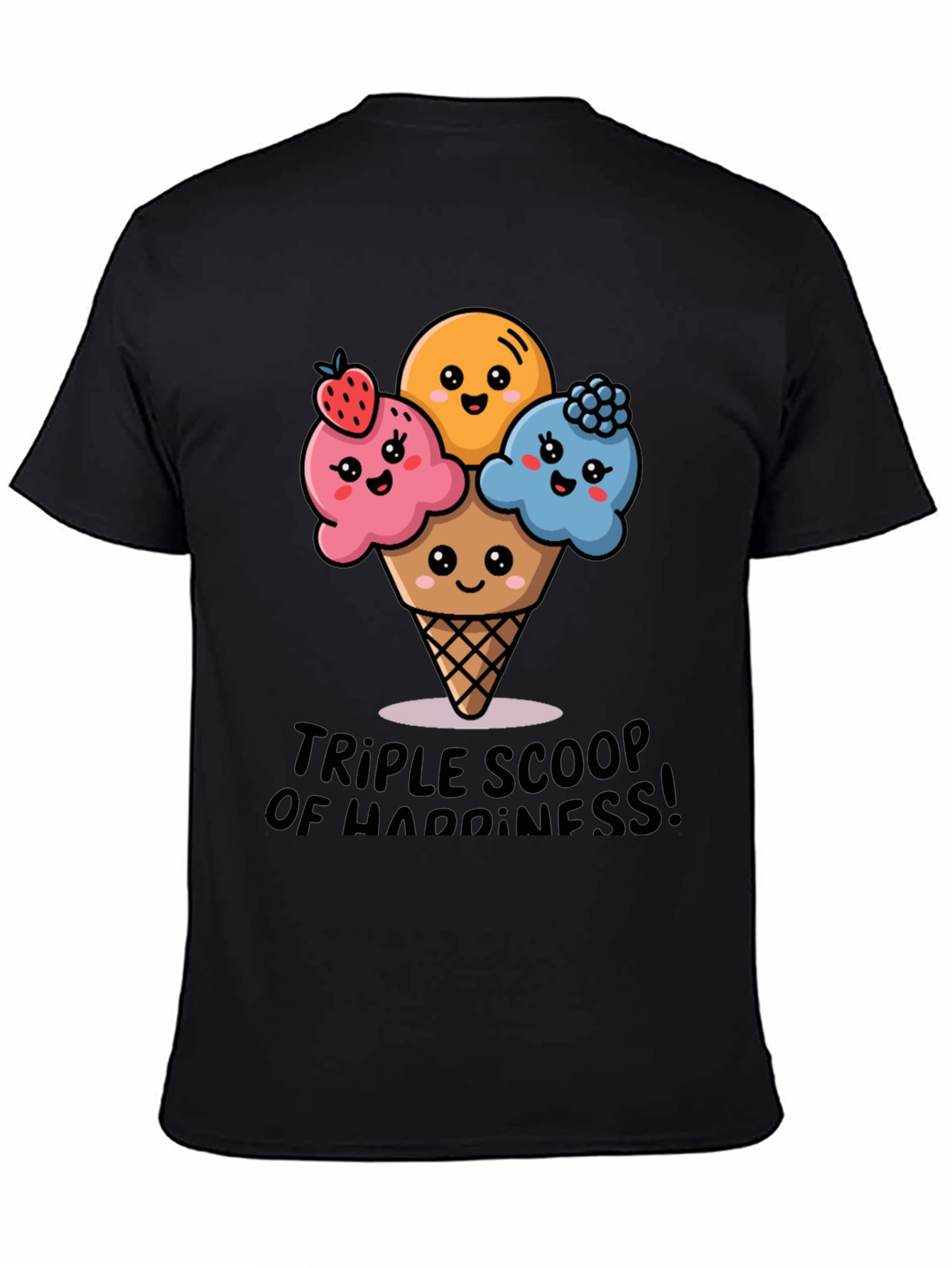Triple Scoop Happiness Graphic Tee