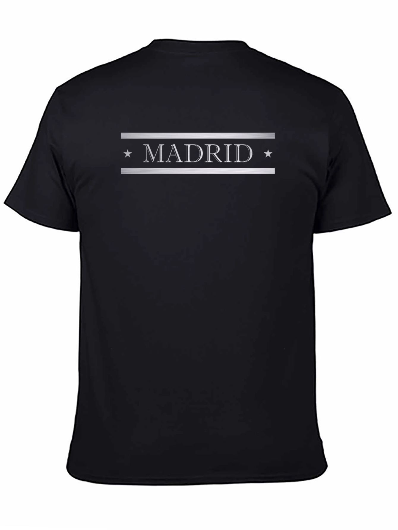 Madrid Graphic Tee - Stylish Black T-Shirt