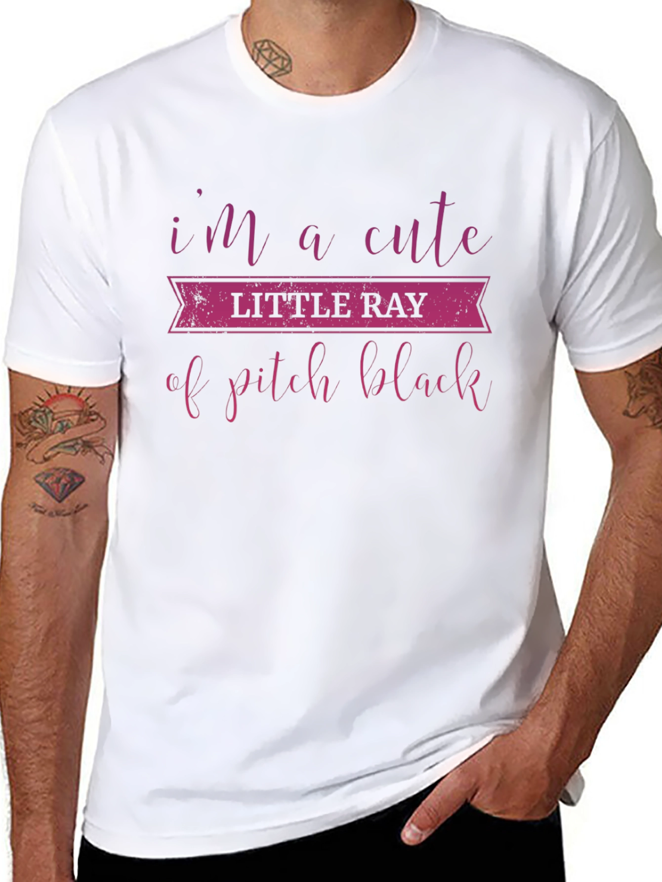 Cute Little Ray of Pitch Black T-Shirt