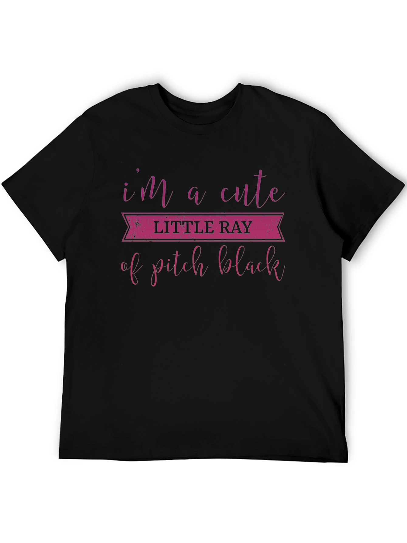 Cute Little Ray of Pitch Black T-Shirt