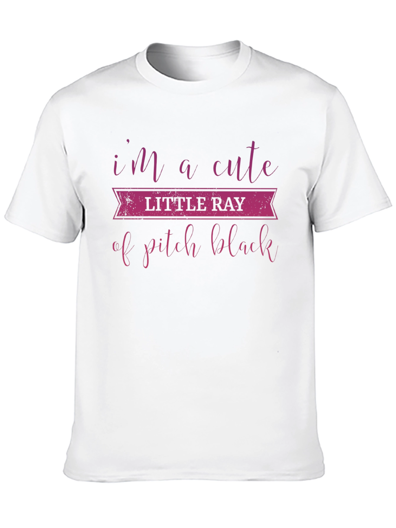 Cute Little Ray of Pitch Black T-Shirt