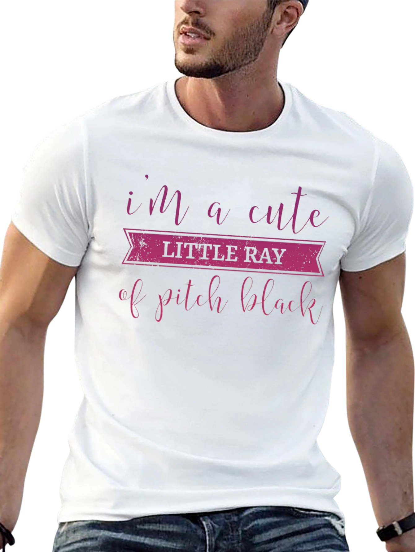 Cute Little Ray of Pitch Black T-Shirt
