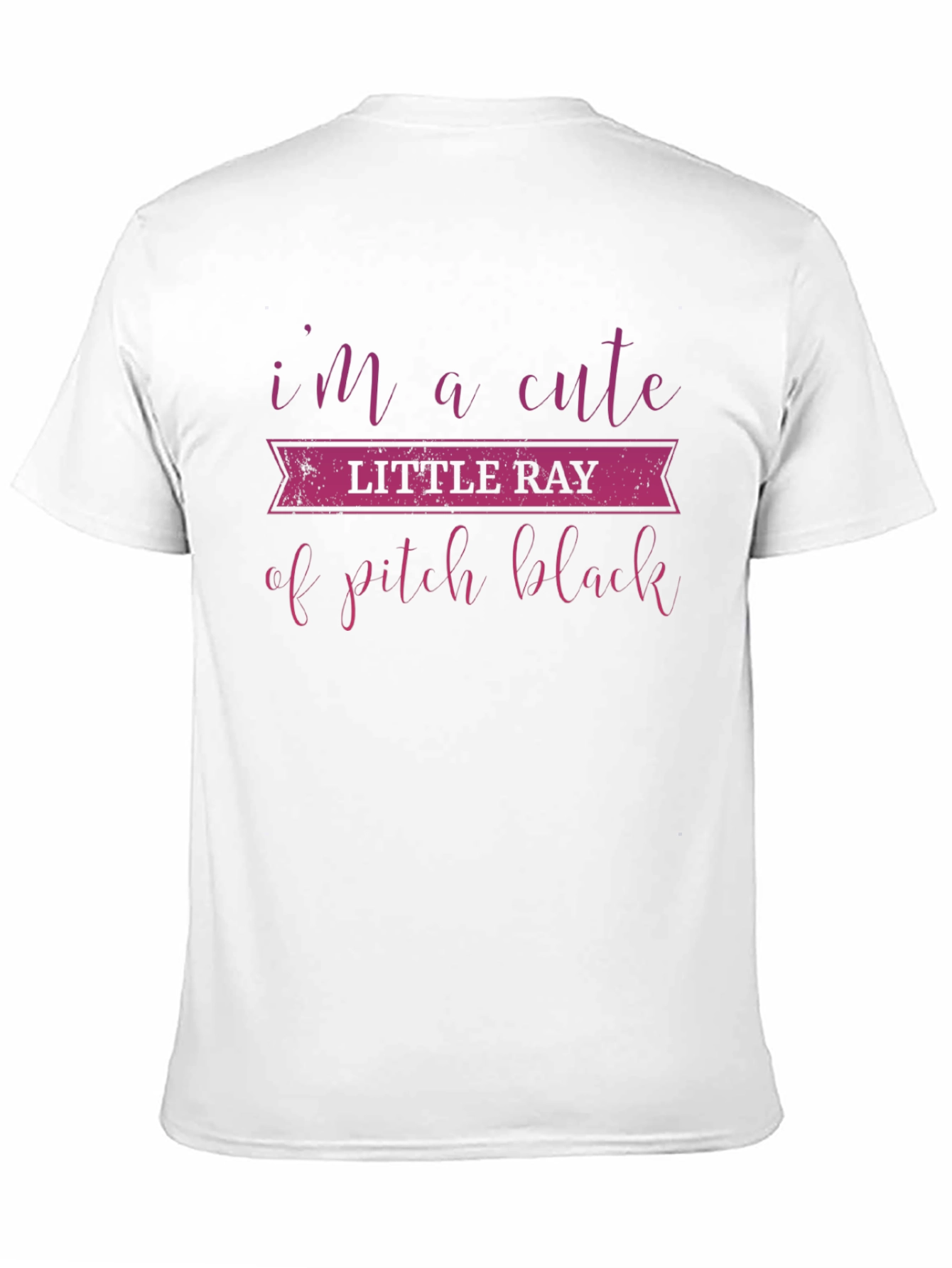 Cute Little Ray of Pitch Black T-Shirt
