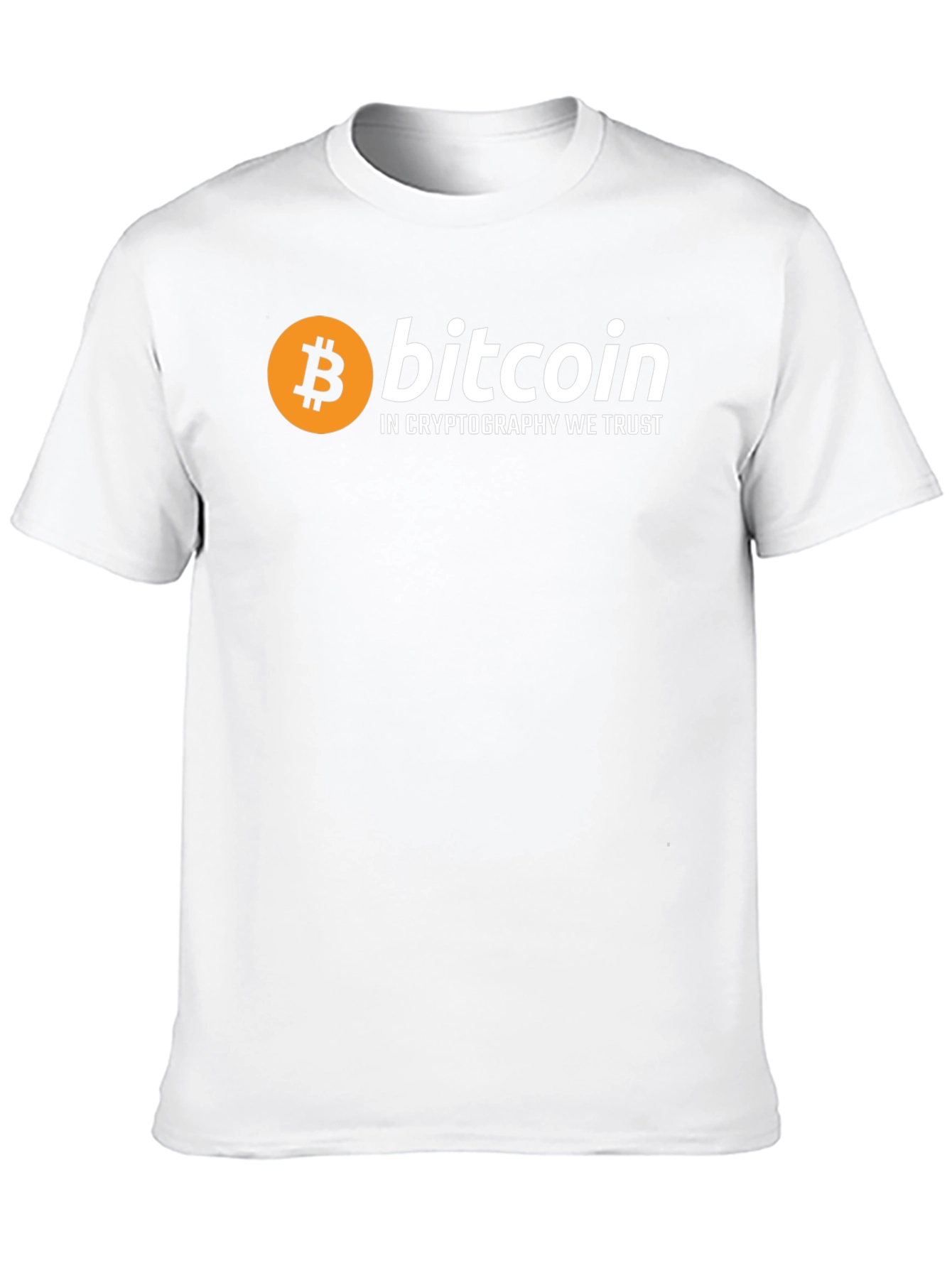 Bitcoin Crypto We Trust Black T-Shirt