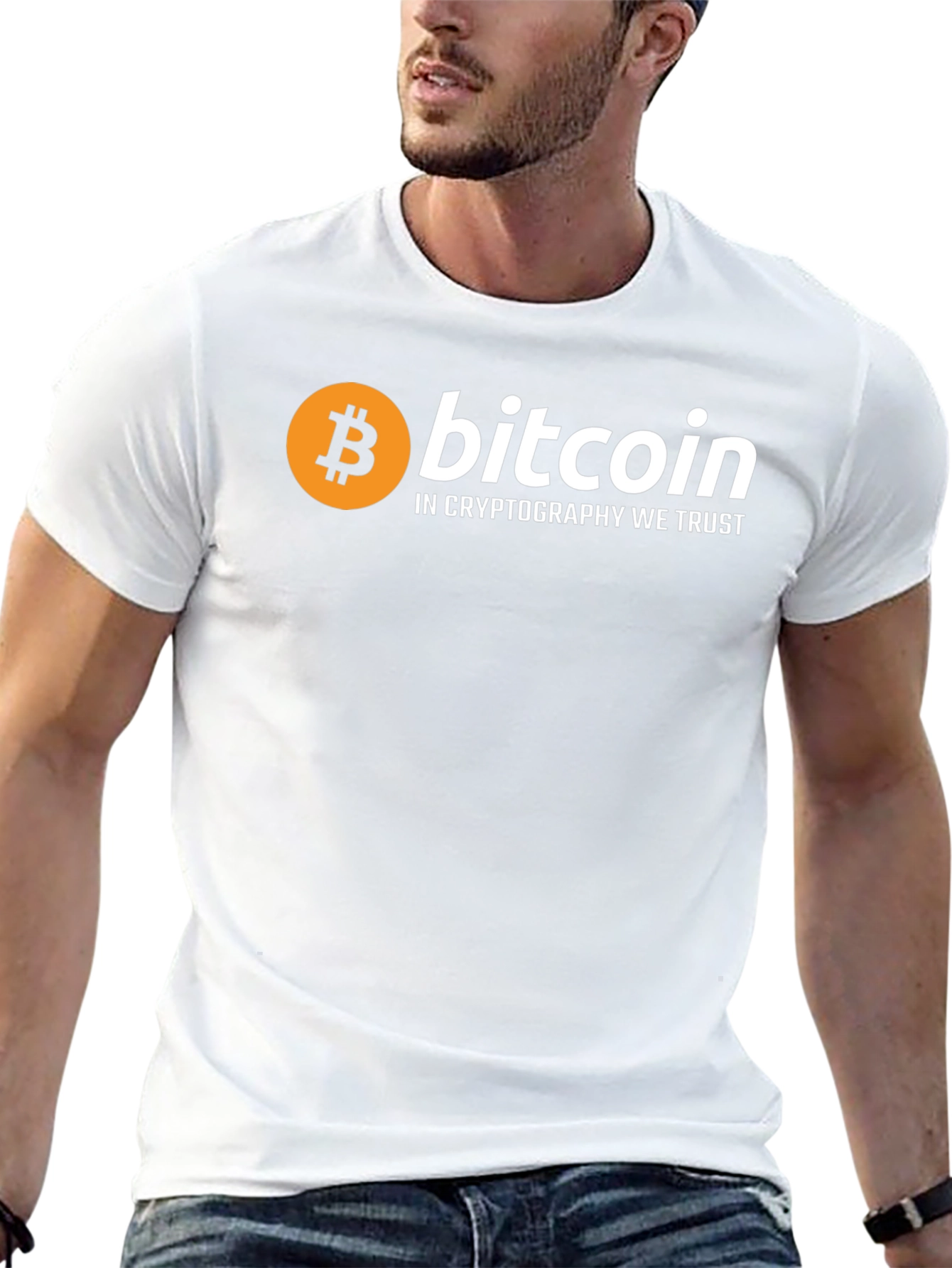 Bitcoin Crypto We Trust Black T-Shirt