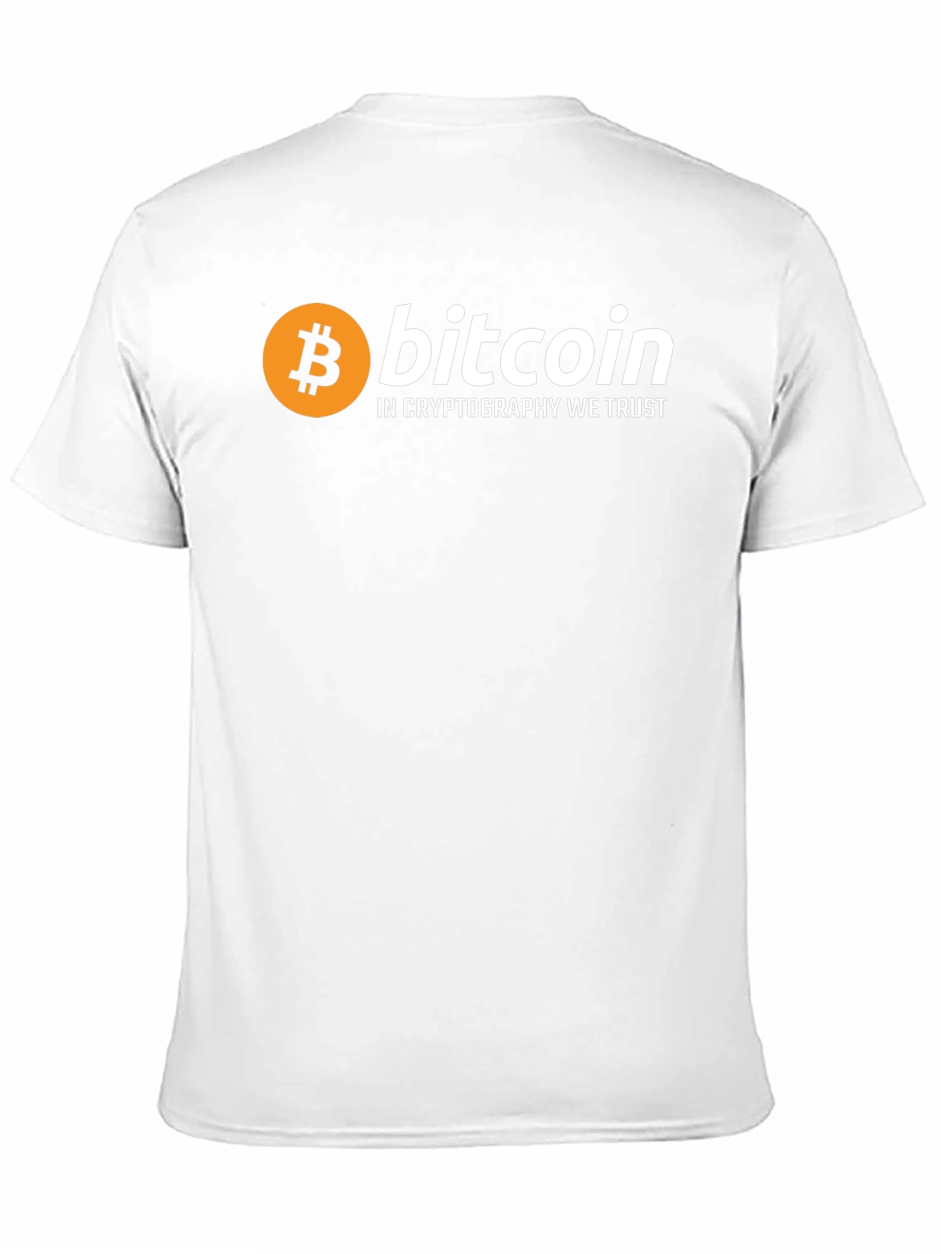 Bitcoin Crypto We Trust Black T-Shirt