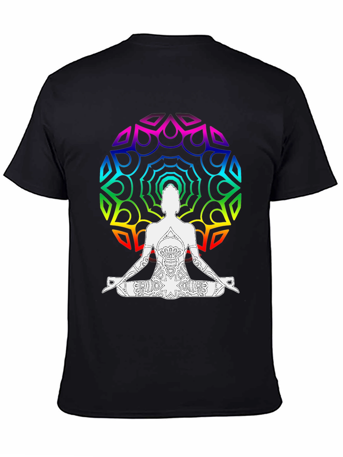 Rainbow Mandala Yoga T-Shirt