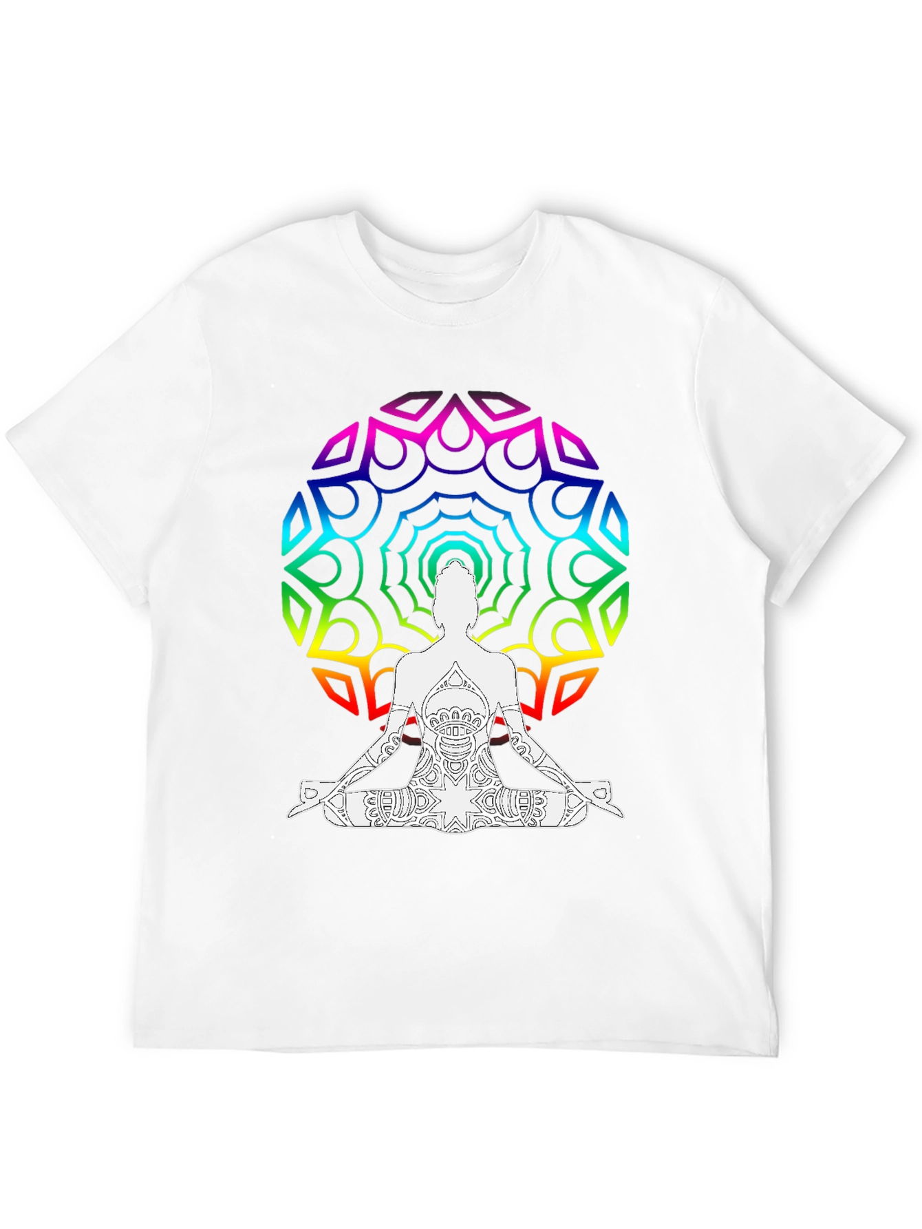 Rainbow Mandala Yoga T-Shirt