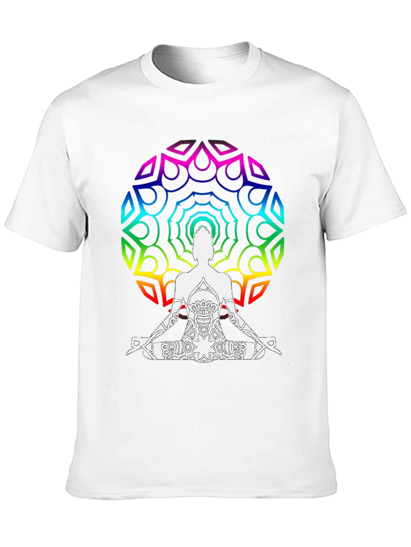 Rainbow Mandala Yoga T-Shirt