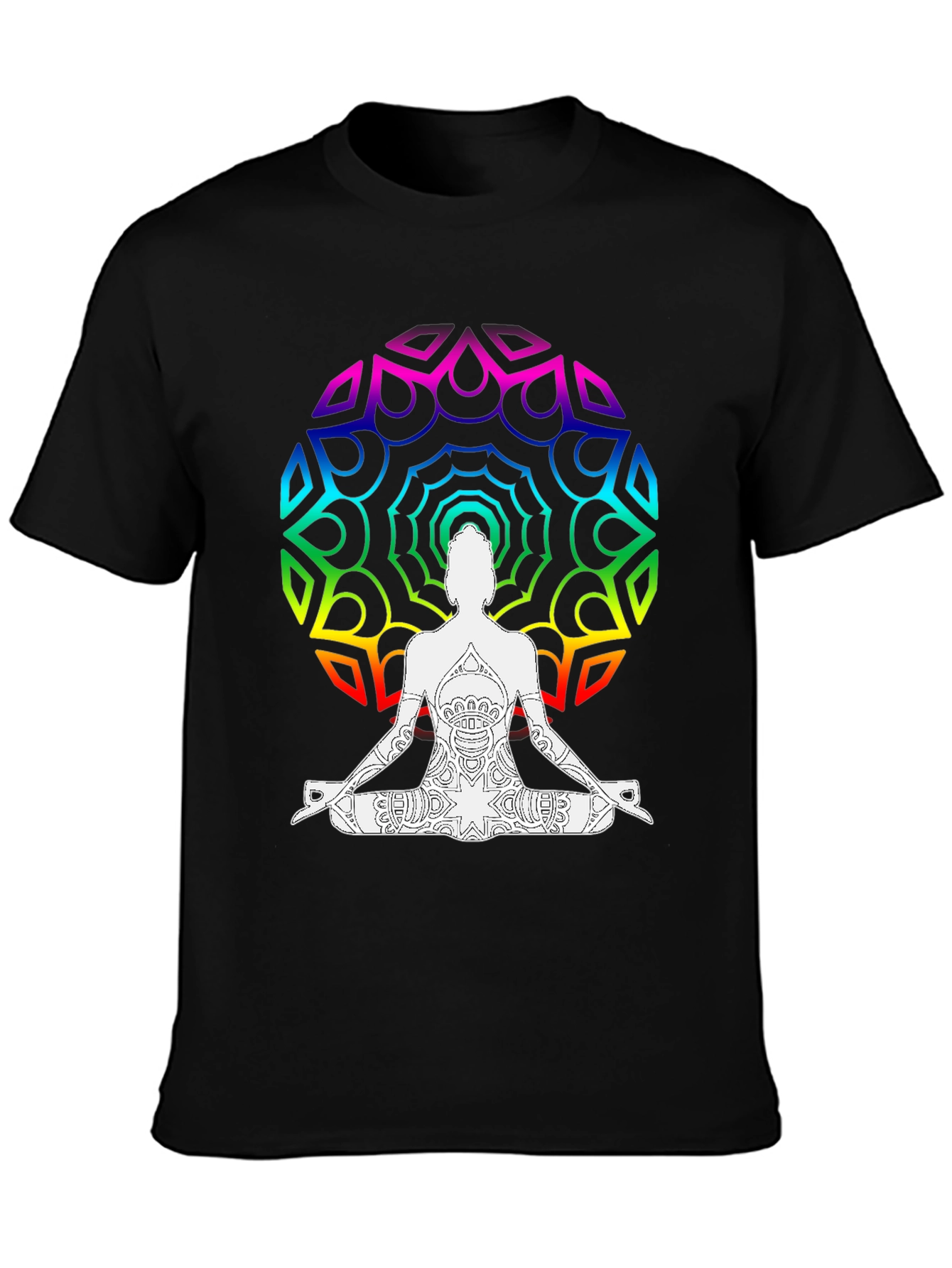 Rainbow Mandala Yoga T-Shirt