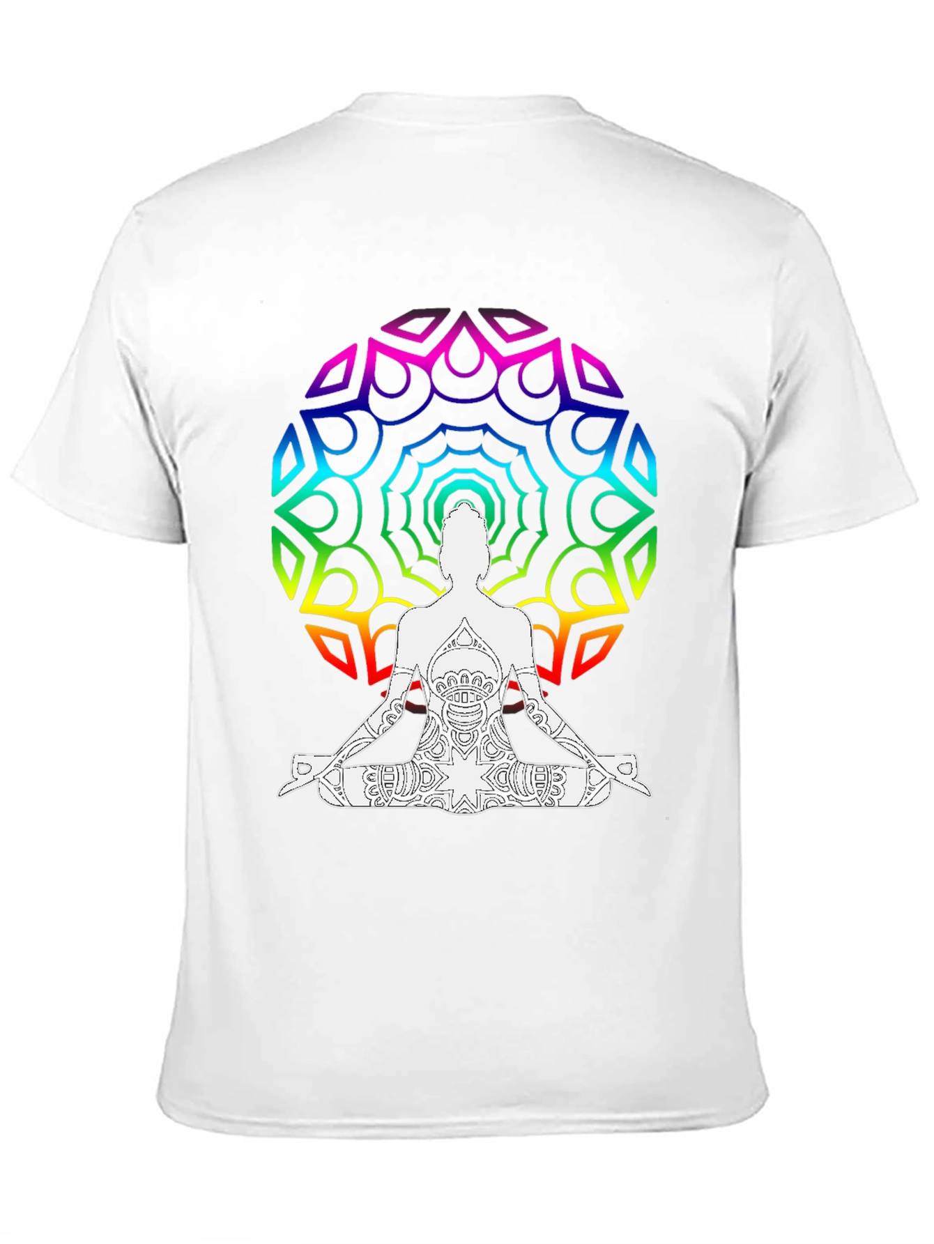 Rainbow Mandala Yoga T-Shirt