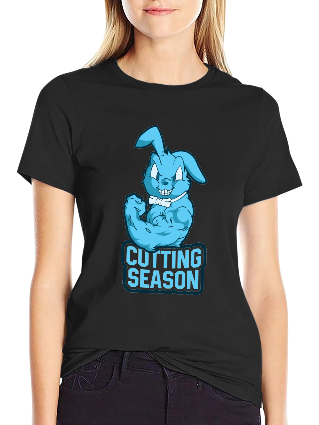 Cutting Season Bunny T-Shirt - Gym Apparel