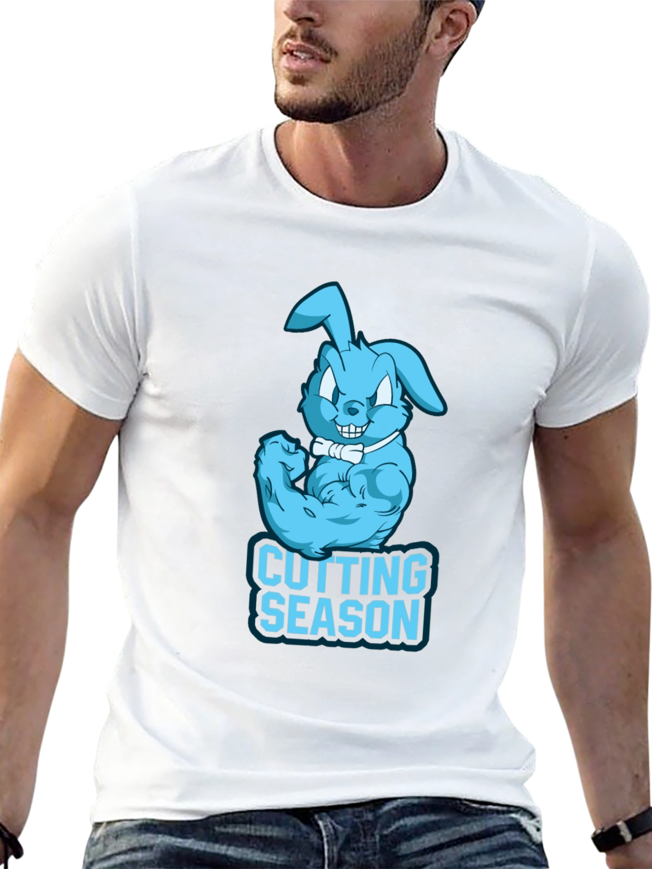 Cutting Season Bunny T-Shirt - Gym Apparel