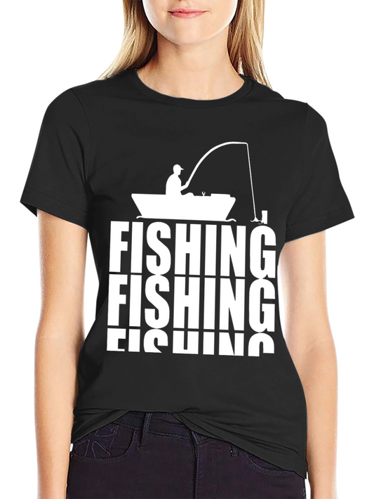 Fishing T-Shirt - Boat Design