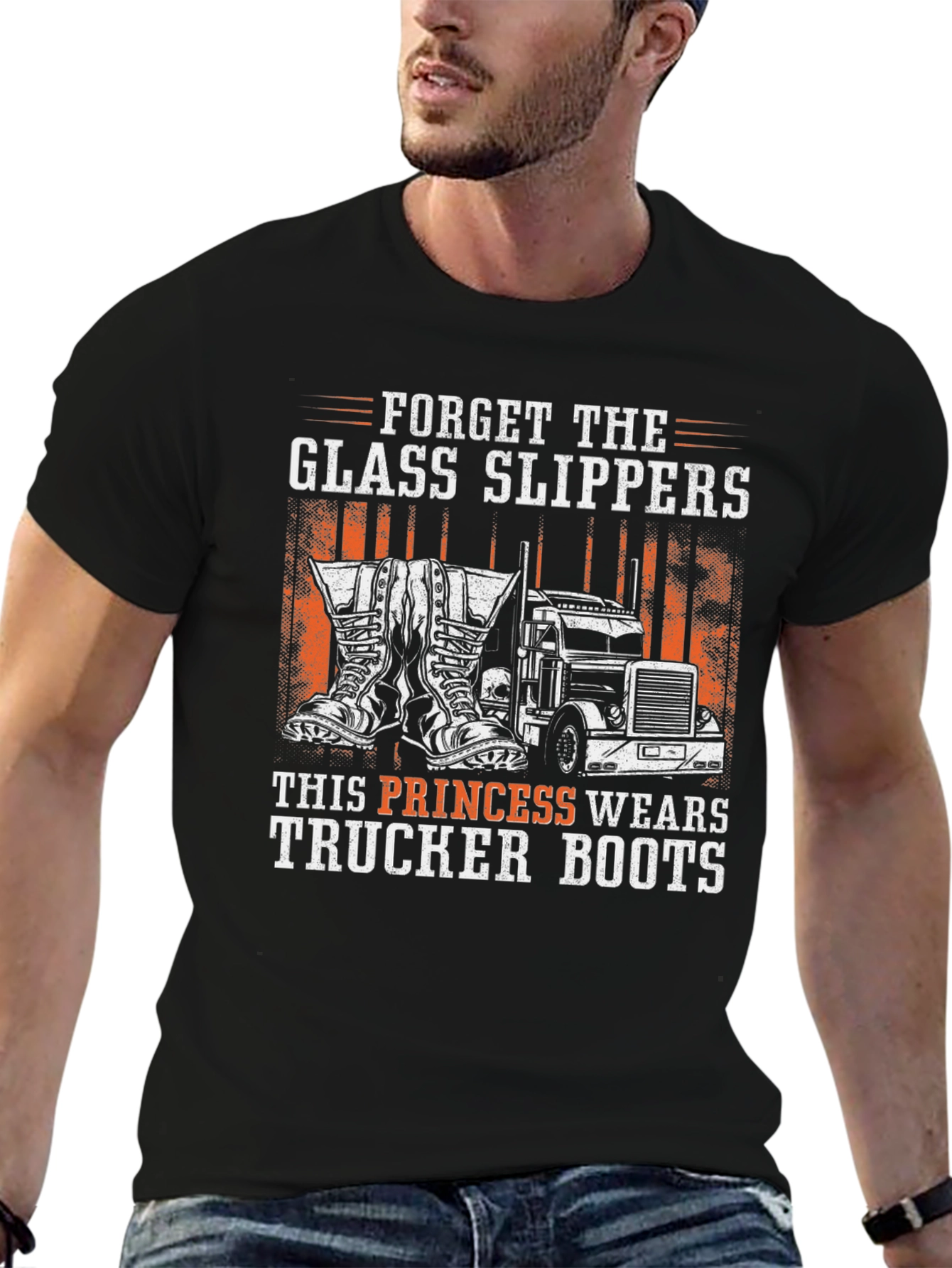 Trucker Boots Princess T-Shirt