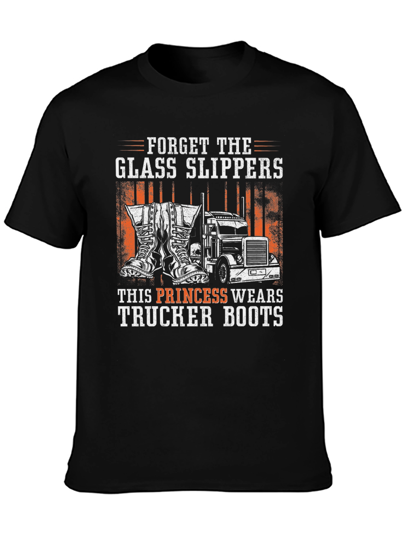Trucker Boots Princess T-Shirt