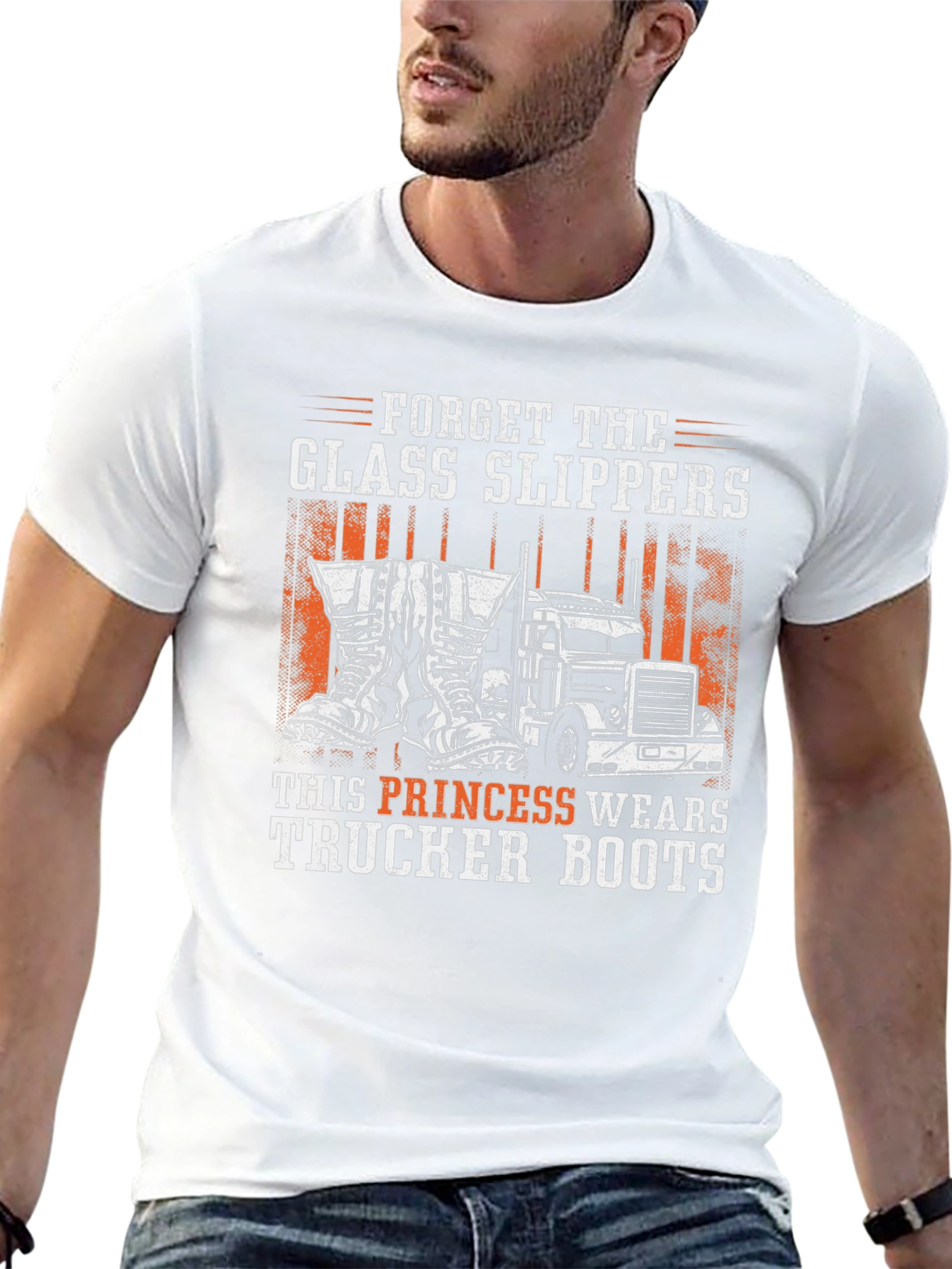 Trucker Boots Princess T-Shirt