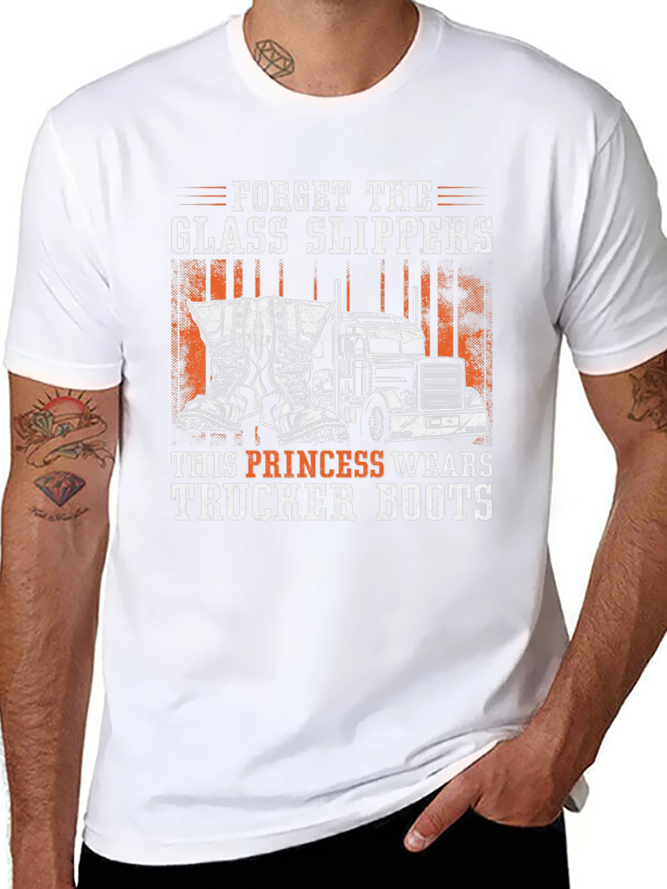 Trucker Boots Princess T-Shirt