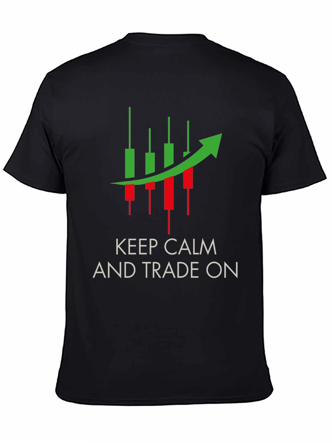 Keep Calm and Trade On Black Tee