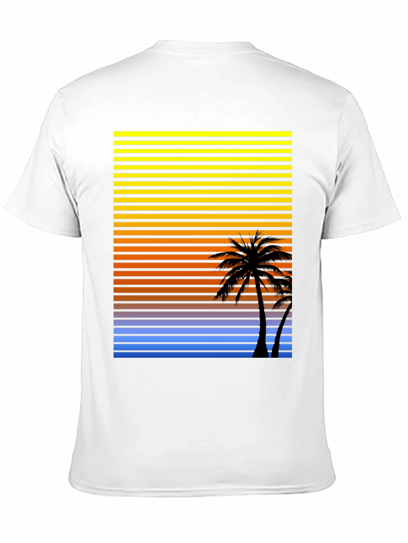 Retro Palm Tree Sunset T-Shirt