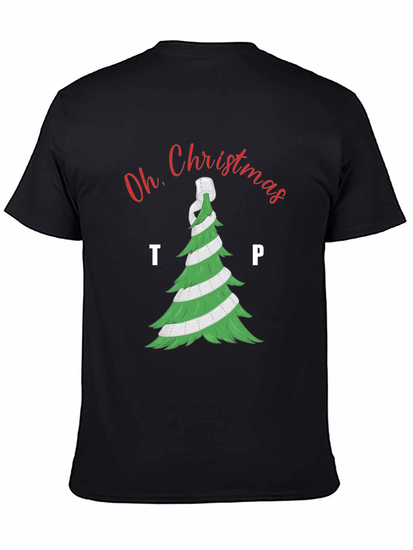 Funny Oh Christmas TP Graphic T-Shirt