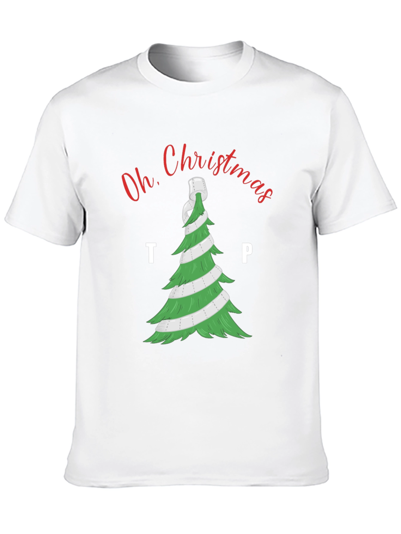 Funny Oh Christmas TP Graphic T-Shirt