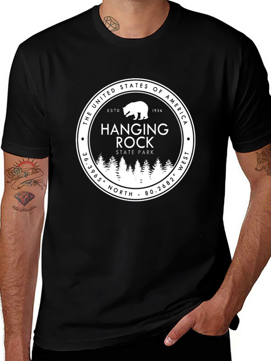 Hanging Rock State Park Black T-Shirt