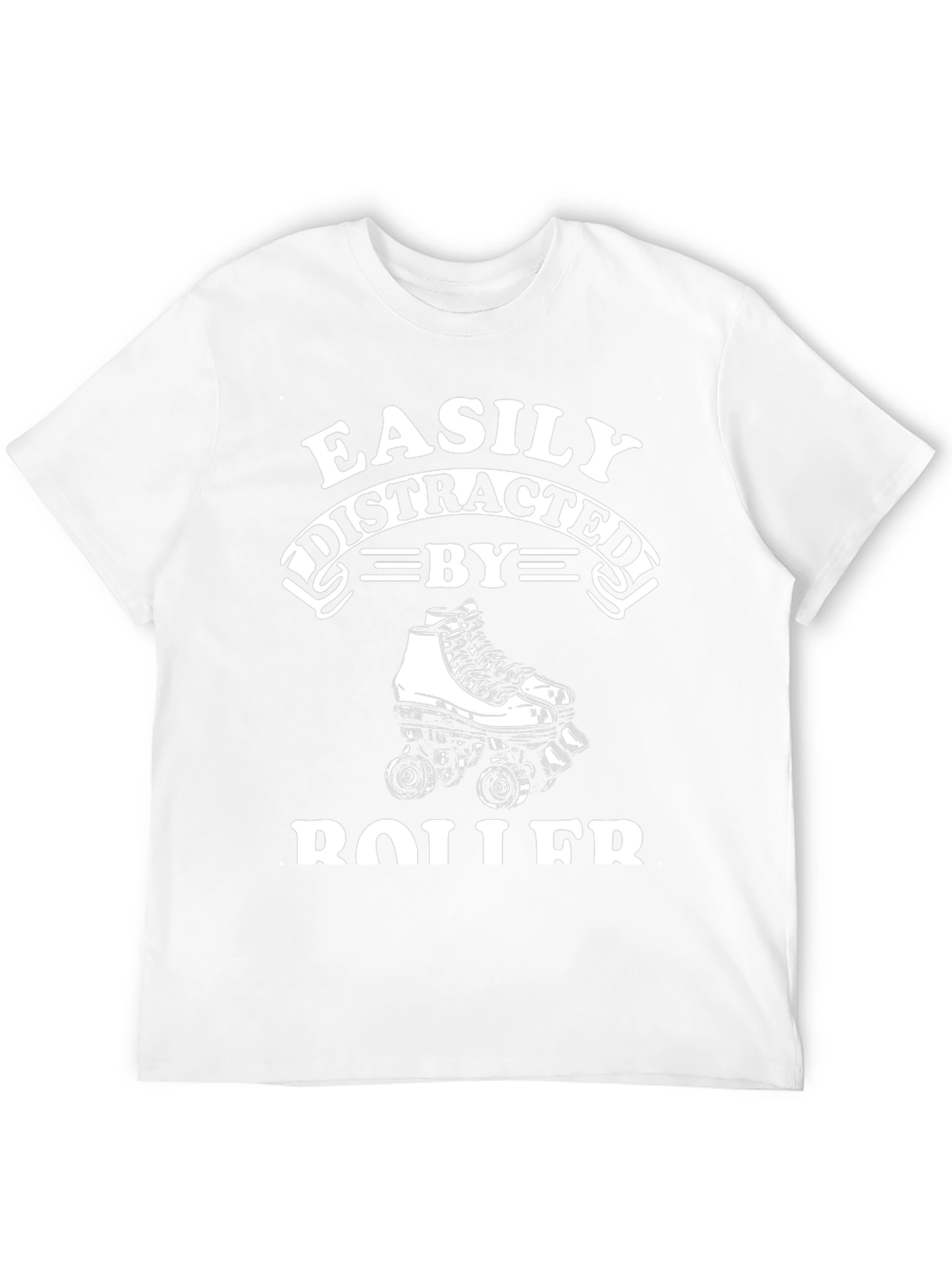 Easily Distracted by Roller Skating T-Shirt