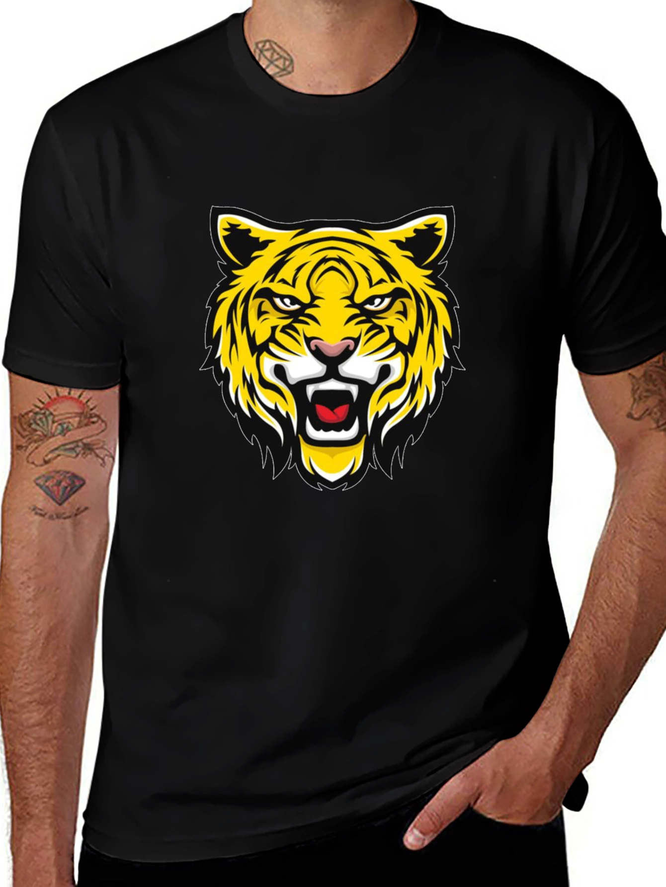 Black Tiger Graphic Tee
