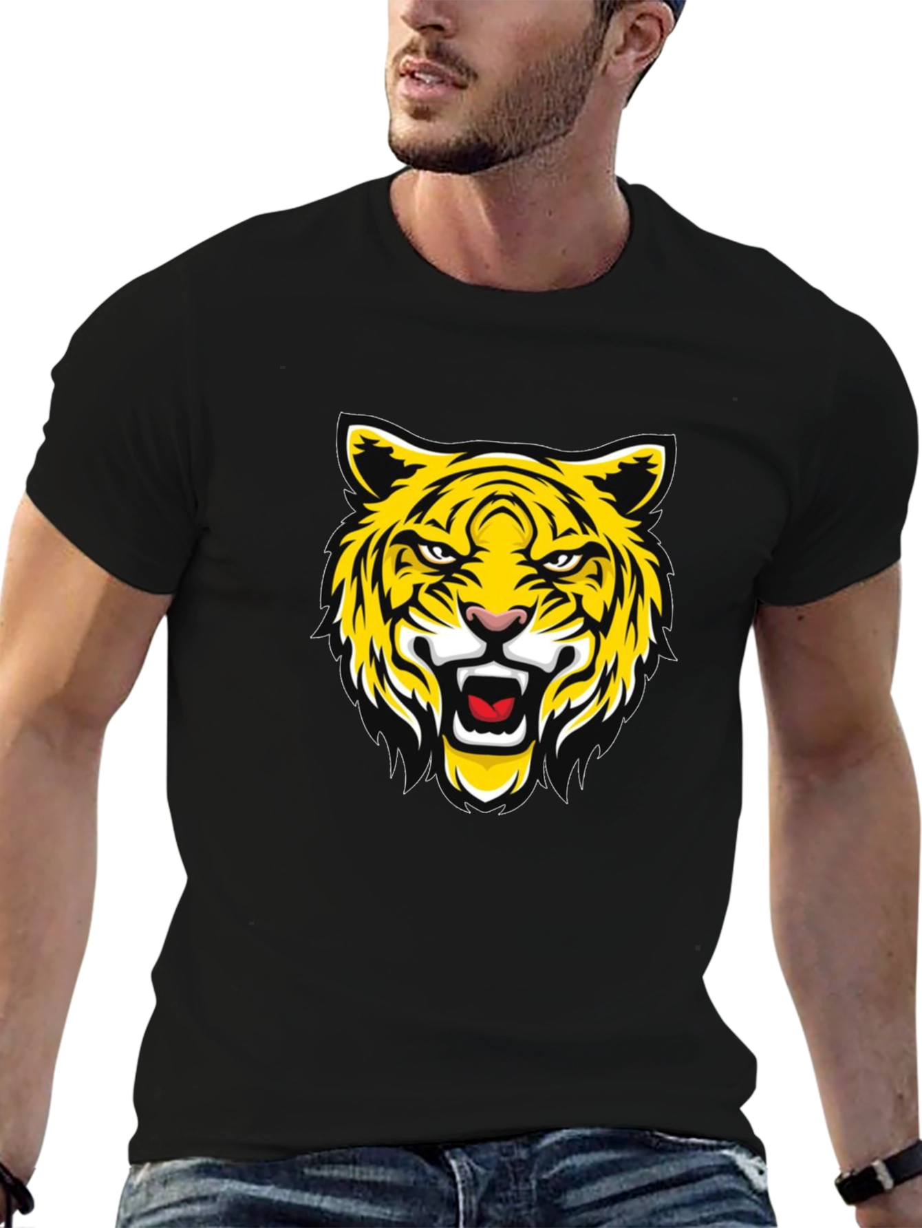 Black Tiger Graphic Tee
