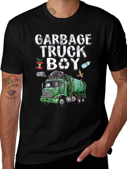 Garbage Truck Boy T-Shirt - Recycle Fun!