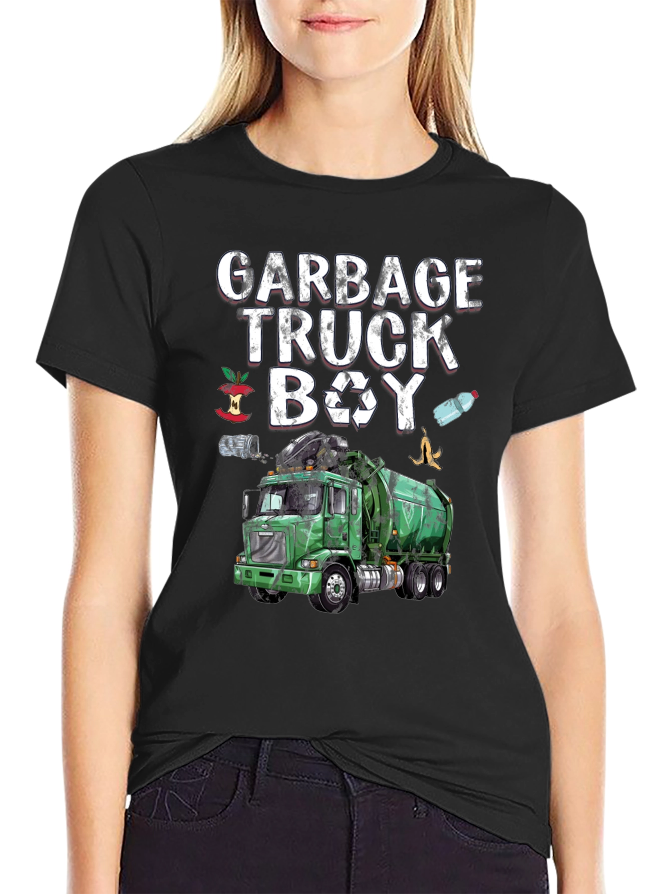 Garbage Truck Boy T-Shirt - Recycle Fun!
