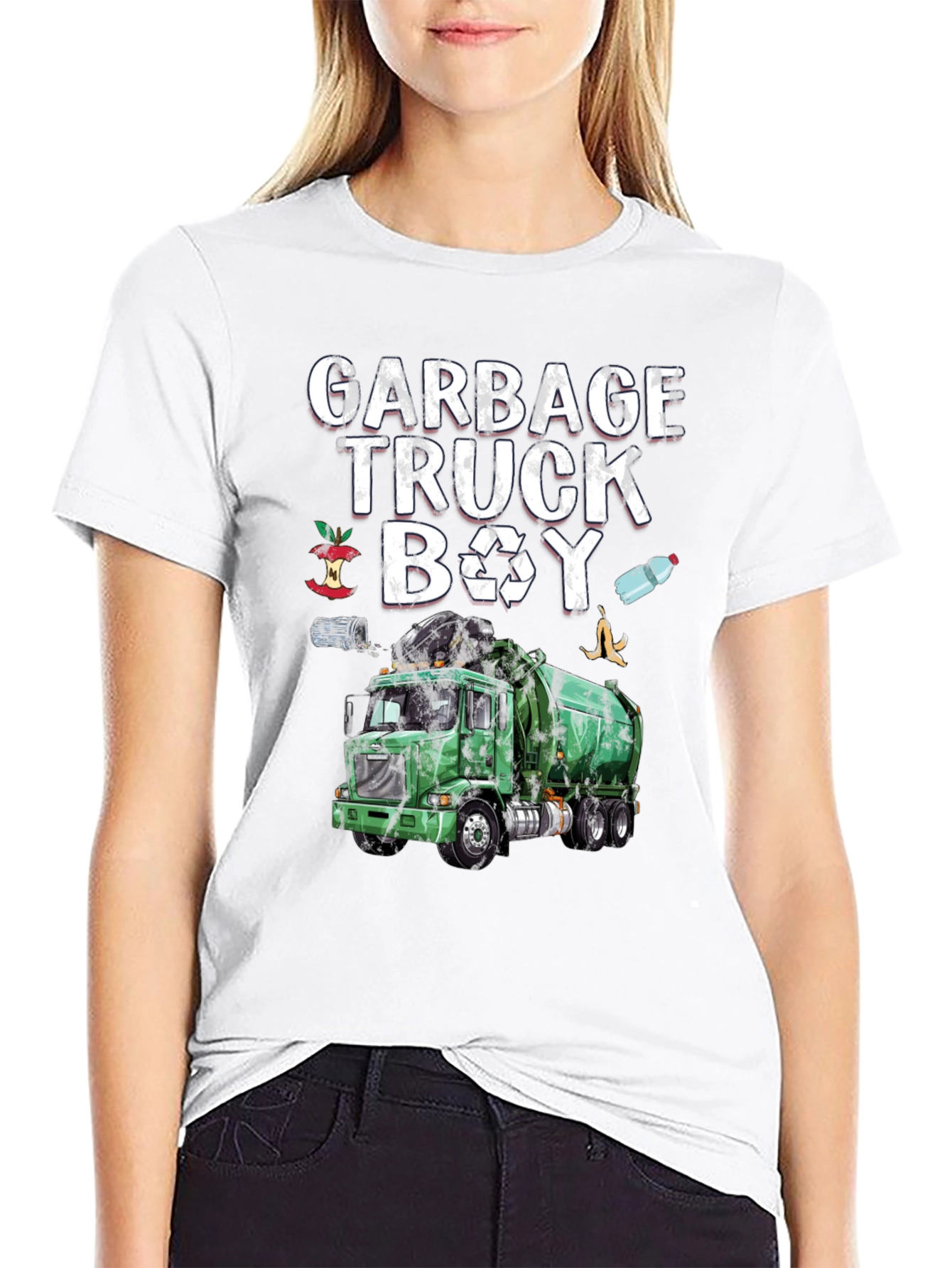 Garbage Truck Boy T-Shirt - Recycle Fun!