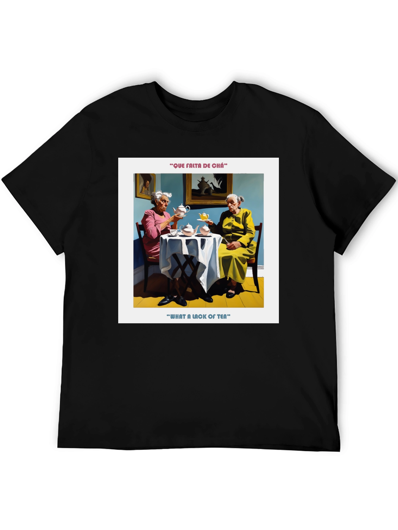 Quirky Lack of Tea Graphic T-Shirt
