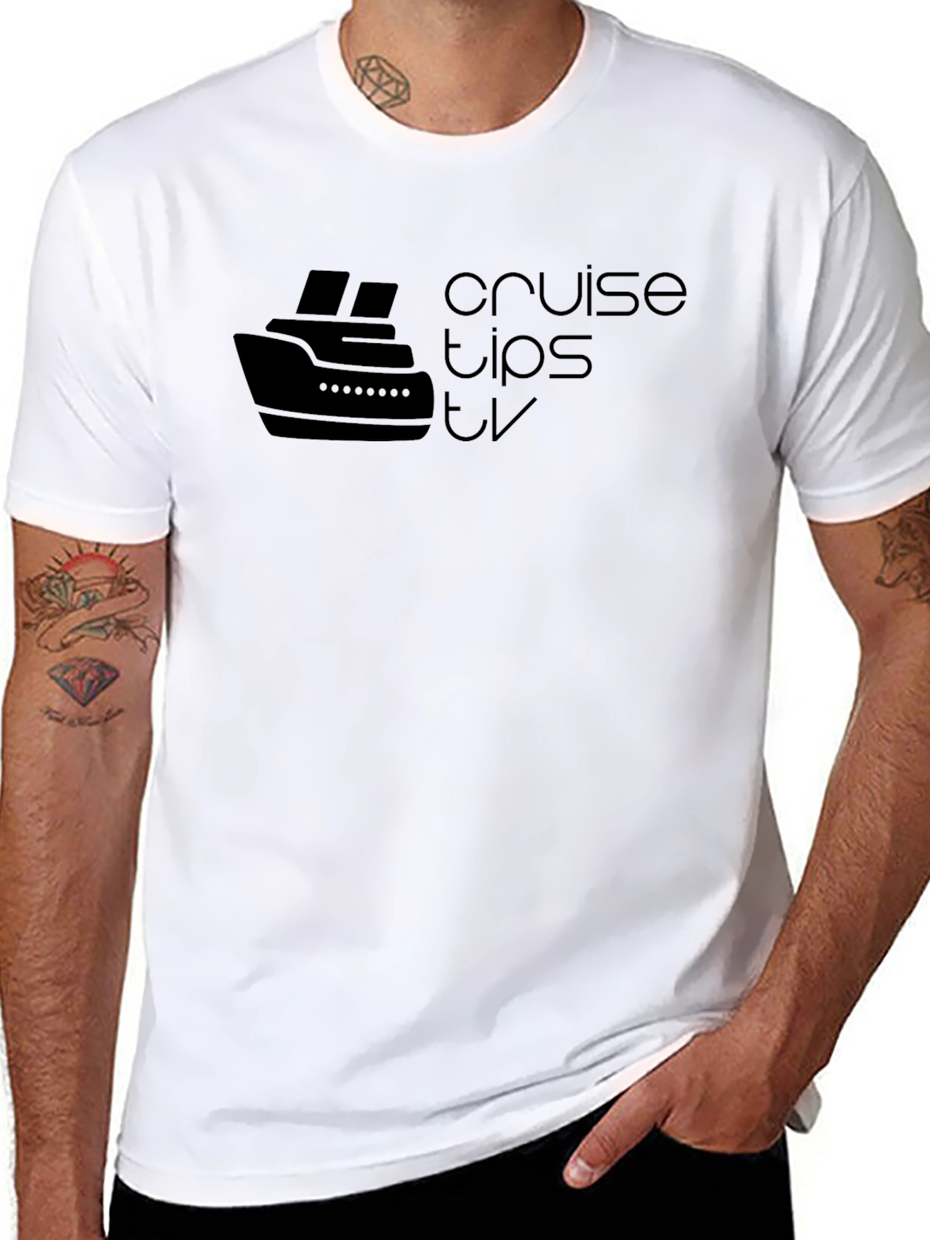 Cruise Tips TV Black T-Shirt