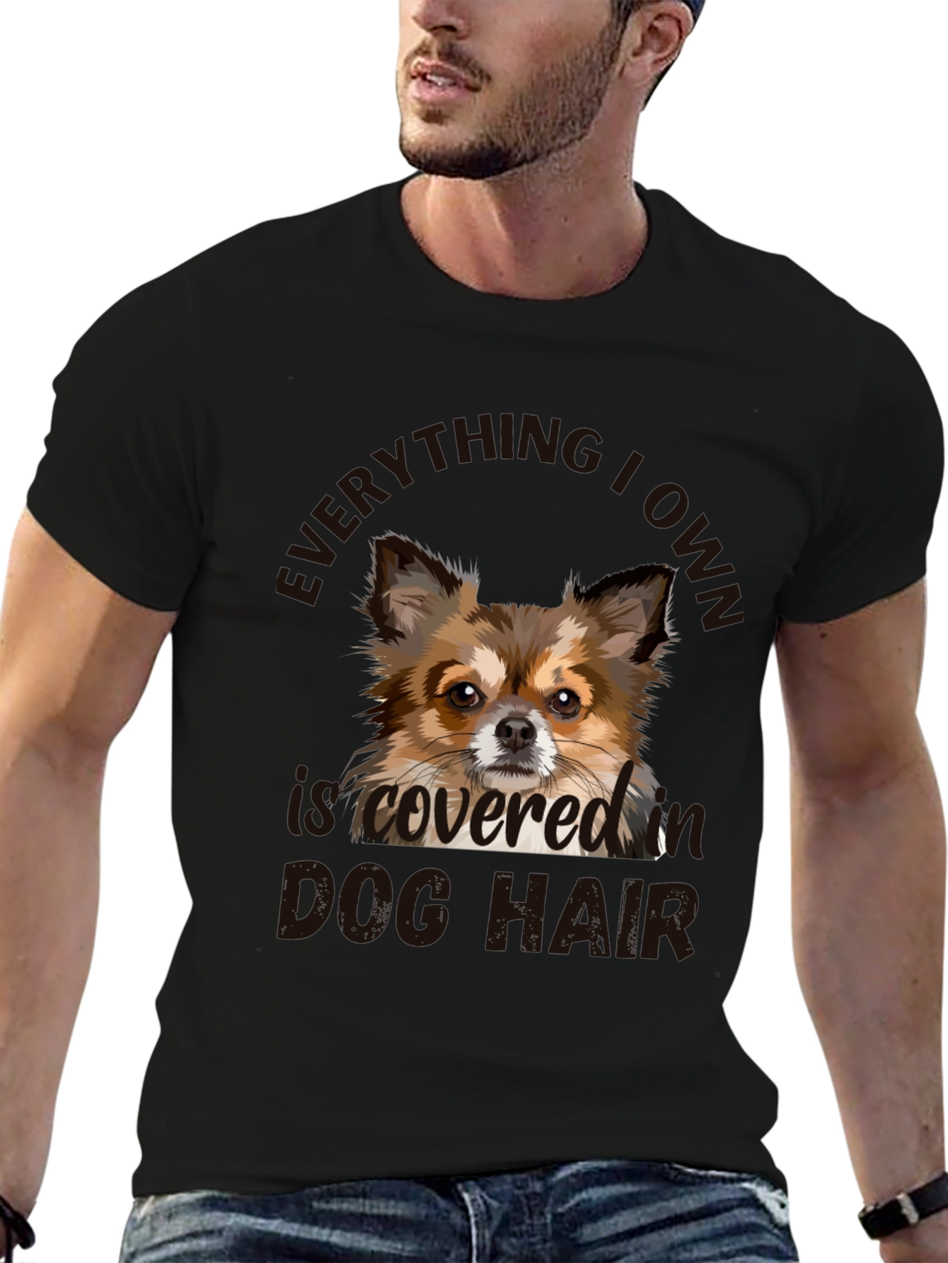Dog Hair Tee - Everything I Own is Covered