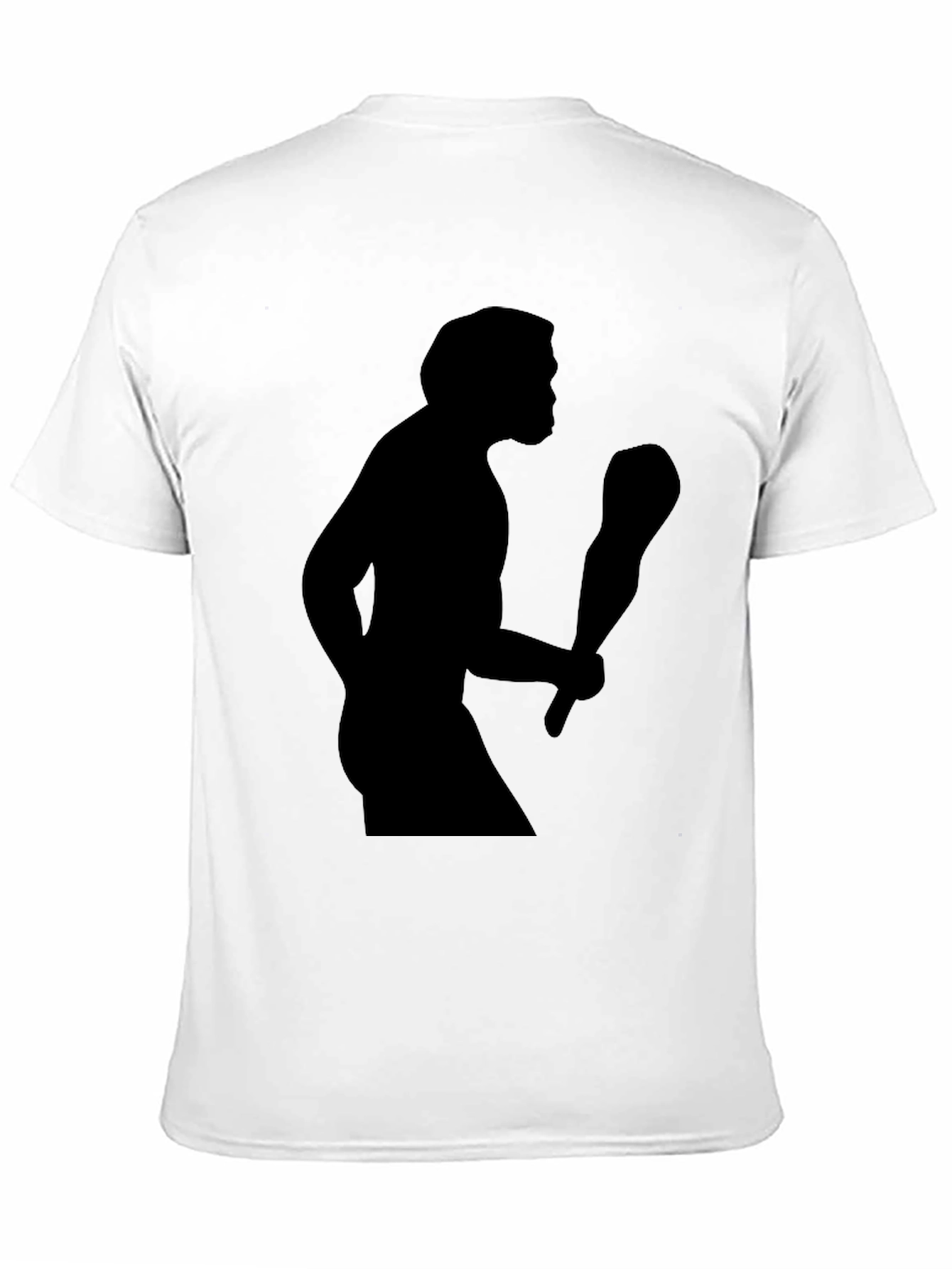 Caveman Silhouette T-Shirt - Black Graphic Tee