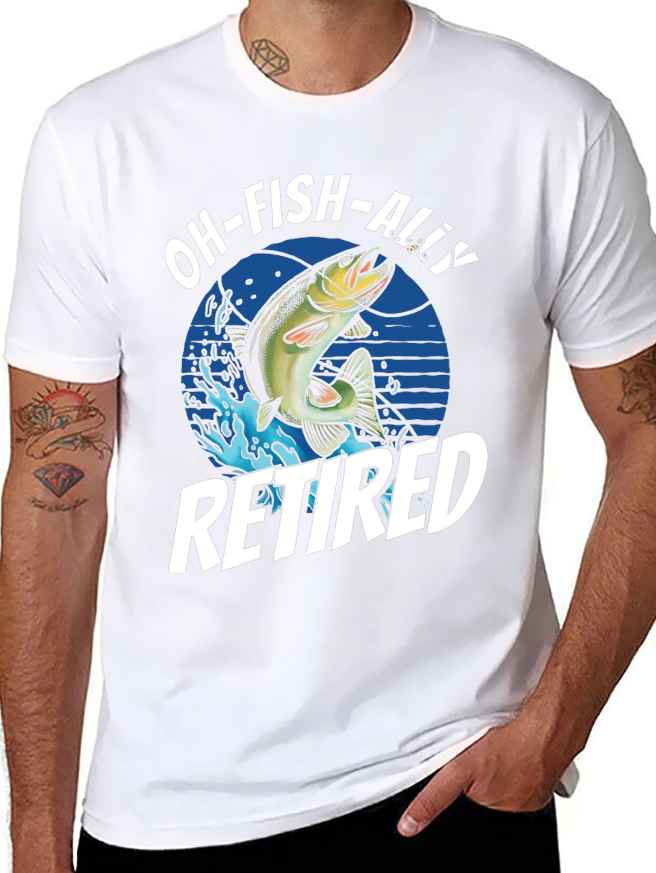 Oh-Fish-Ally Retired Graphic T-Shirt