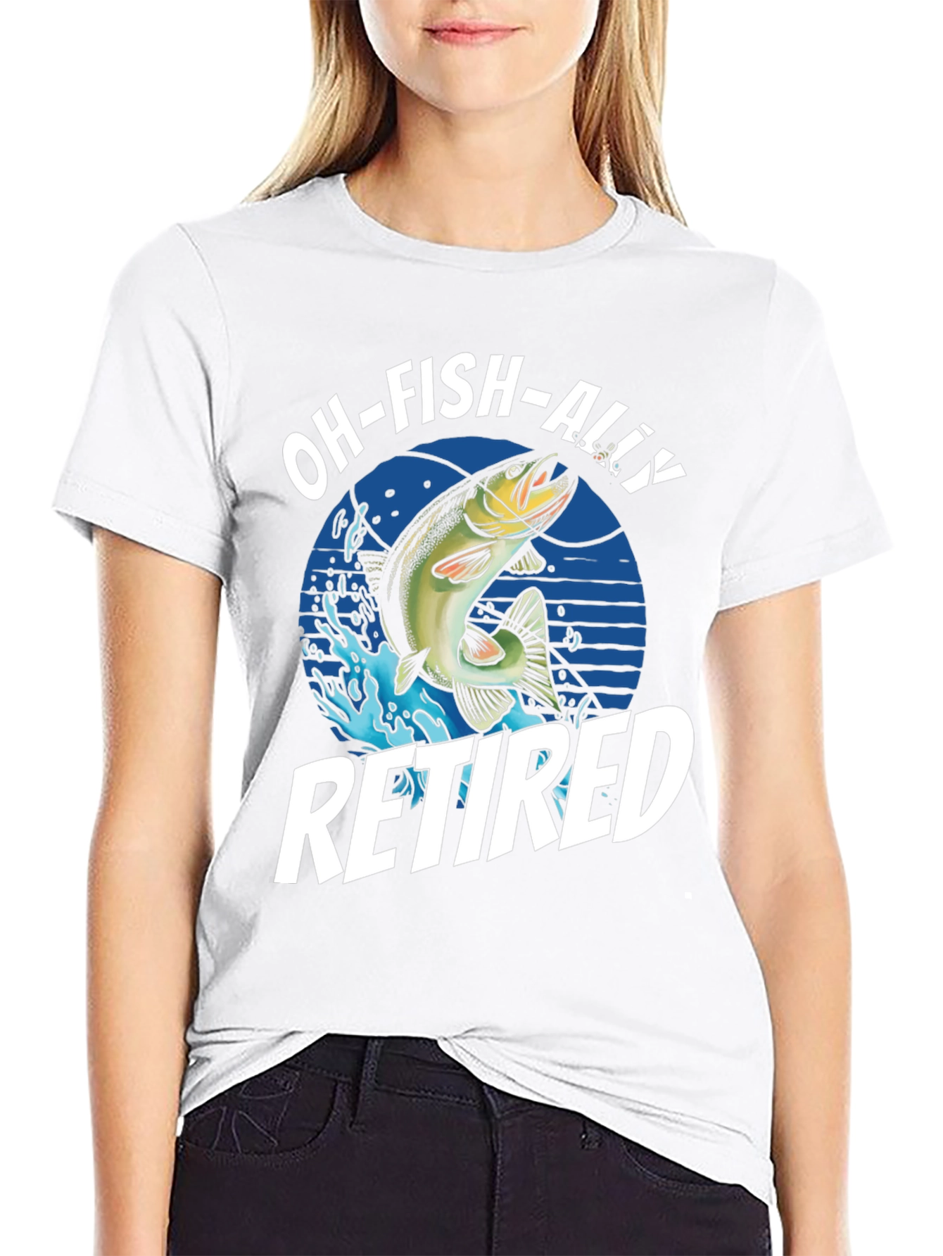 Oh-Fish-Ally Retired Graphic T-Shirt