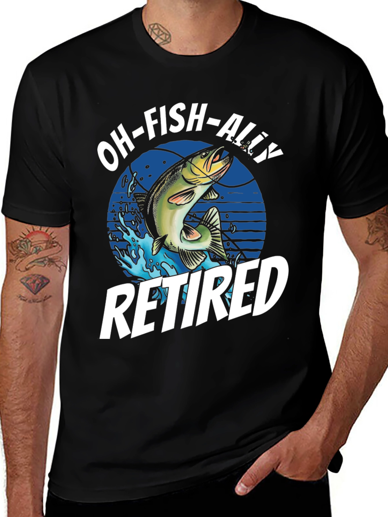 Oh-Fish-Ally Retired Graphic T-Shirt
