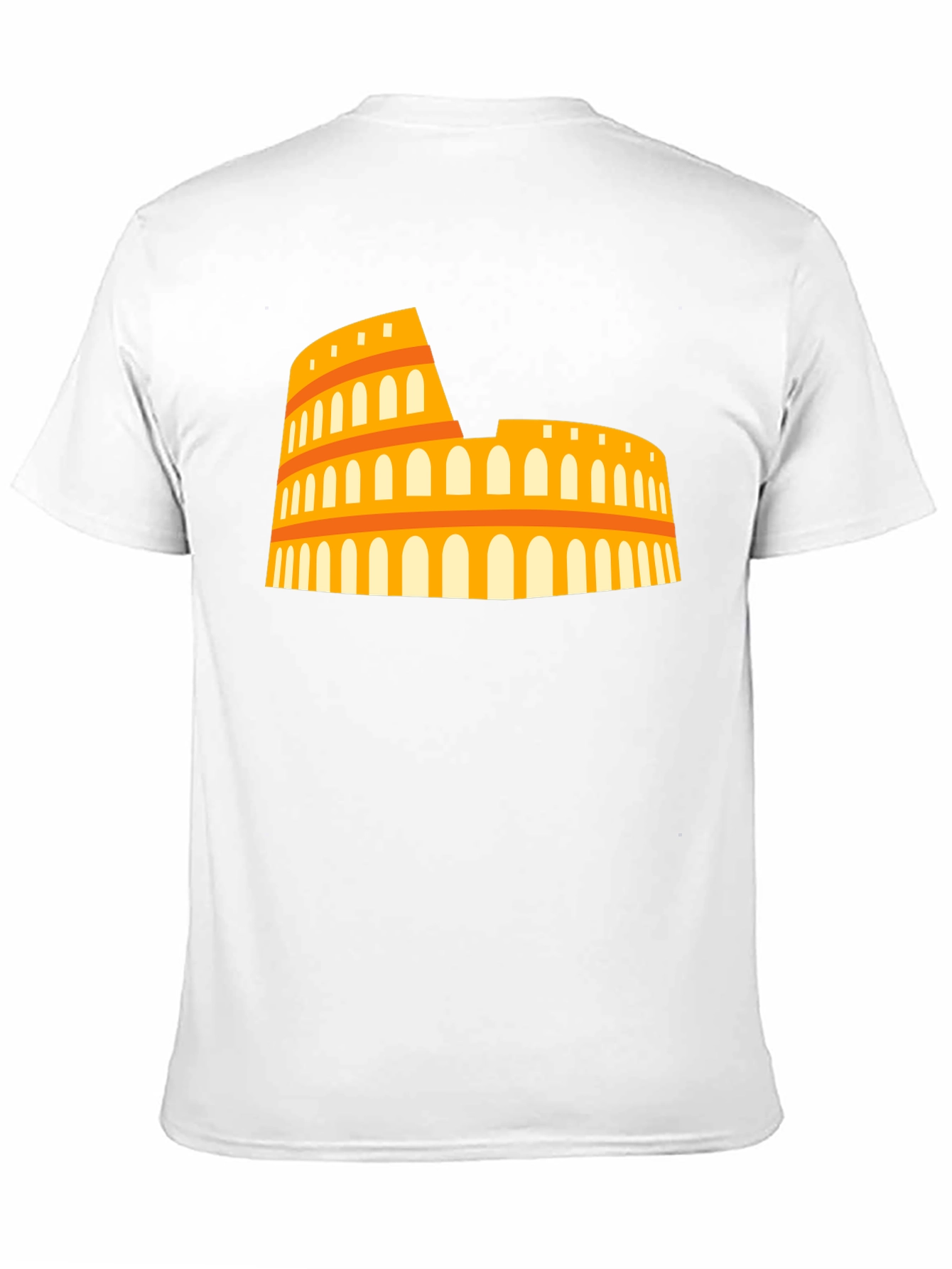 Colosseum Graphic Tee - Black Casual T-Shirt