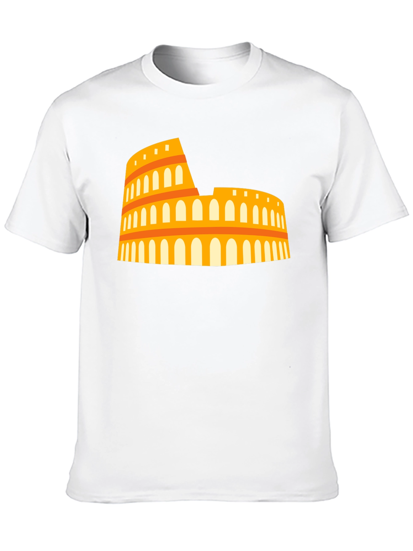Colosseum Graphic Tee - Black Casual T-Shirt