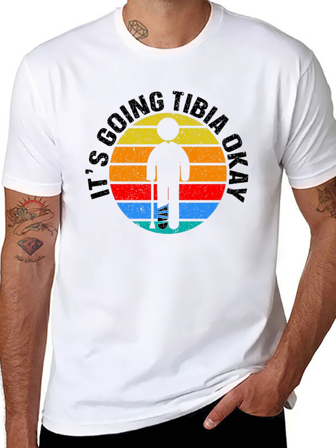 Its Going Tibia Okay T-Shirt Funny Bone Graphic Tee