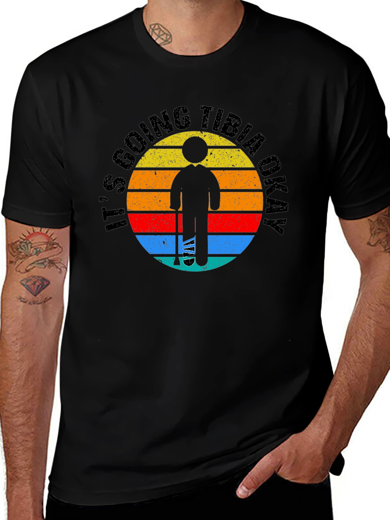 Its Going Tibia Okay T-Shirt Funny Bone Graphic Tee
