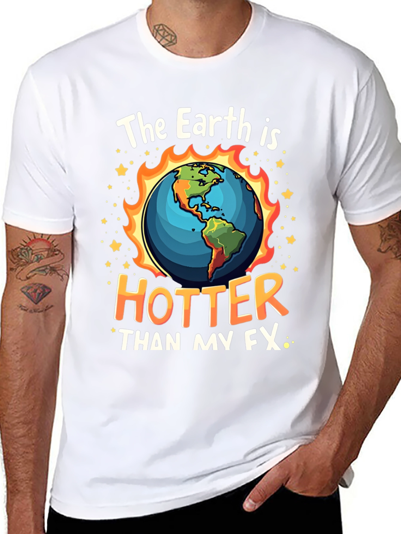 Earth is Hotter Tee - Global Warming Awareness T-Shirt