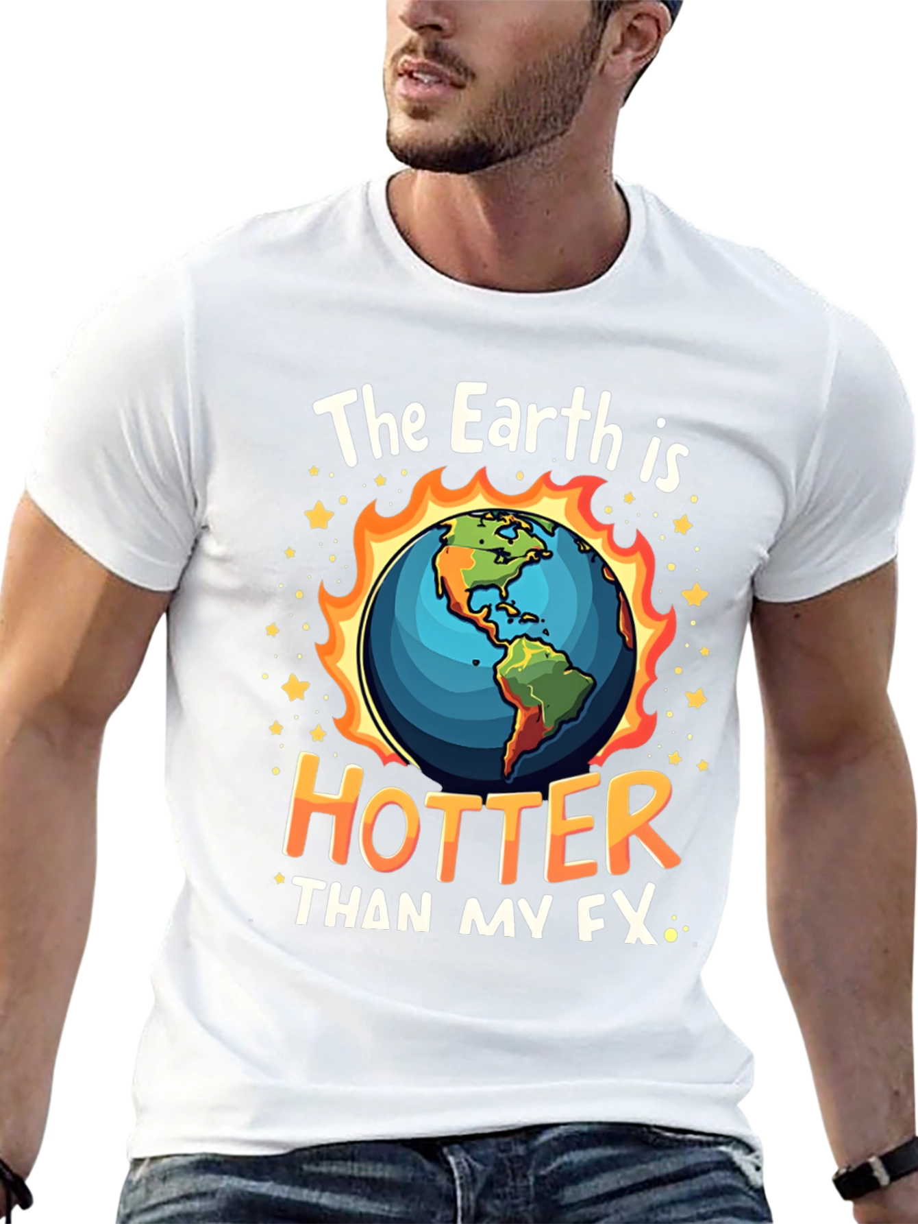Earth is Hotter Tee - Global Warming Awareness T-Shirt